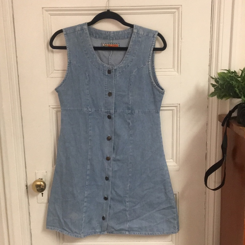 Vintage Denim Dress Speed Control Kalifornia